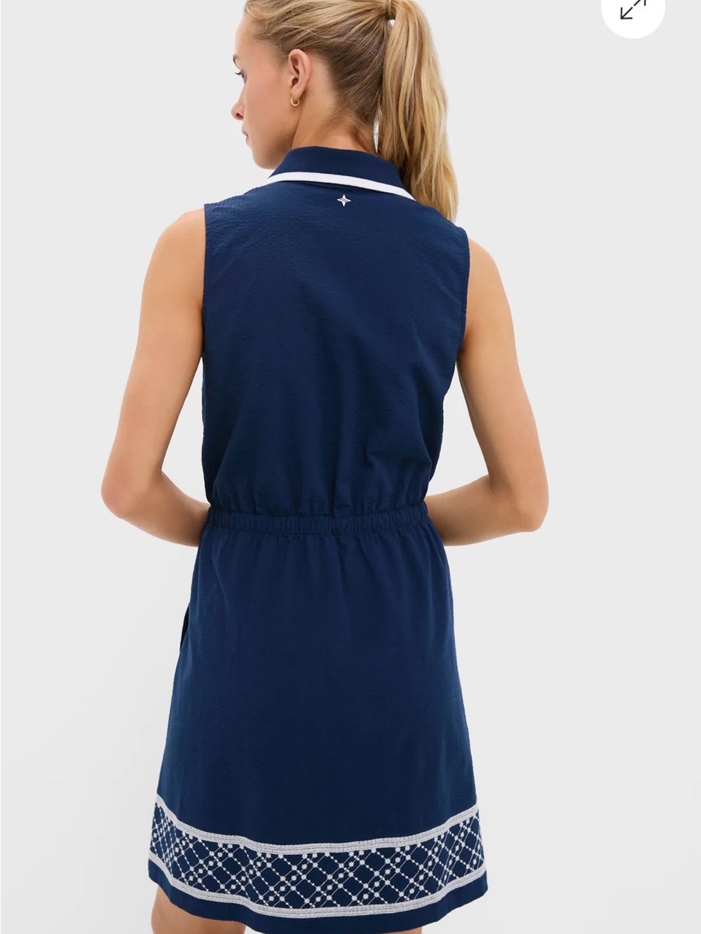Tuckernuck embroidered seersucker Alcott sport dress - Picture 2 of 6